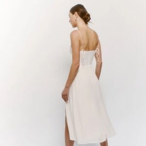 Reformation Juliette Dress Ivory - Size 0